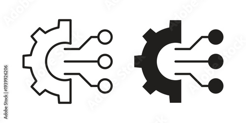 Technology icon. Premium thin line vector illustrator. Vector EPS10