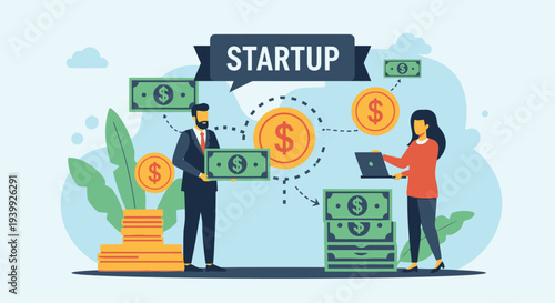 Business Partners Discussing Financial Growth