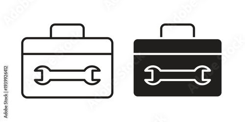 Toolbox icon. Premium thin line vector illustrator. Vector EPS10