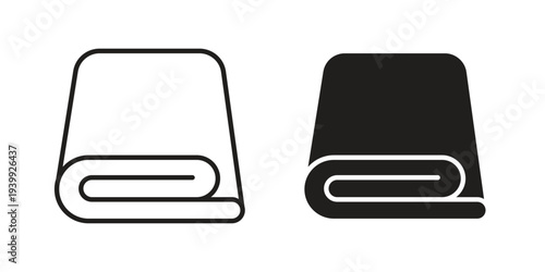 Towel icon. Premium thin line vector illustrator. Vector EPS10