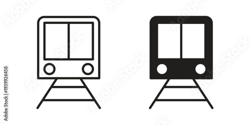 Train icon. Premium thin line vector illustrator. Vector EPS10