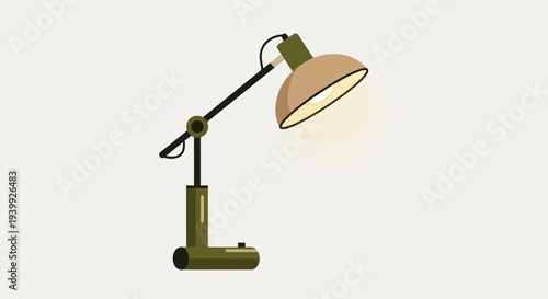 Desk Lamp with Adjustable Arm and Shade 1.