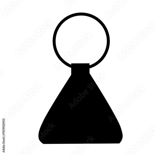 Keychain icon vector