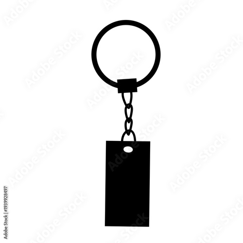 Keychain icon vector
