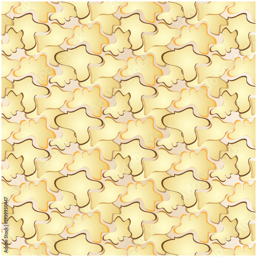 A beautiful Seamless Popcorn Kernel Pattern .