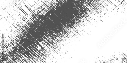 Abstract monochrome grunge pattern of scratch marks, evoking textures of raw textures for backgrounds, overlays, and design elements.