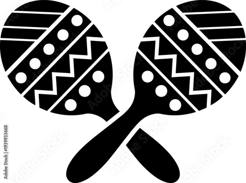 Modern 3D glasses in sleek black design