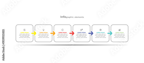 Presentation business abstract background infographic template colorful
