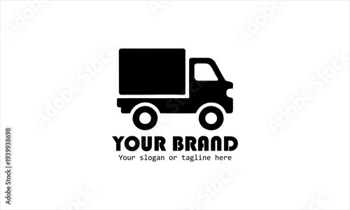 Delivery Truck Logo Design - Shipping and Logistics Icon
