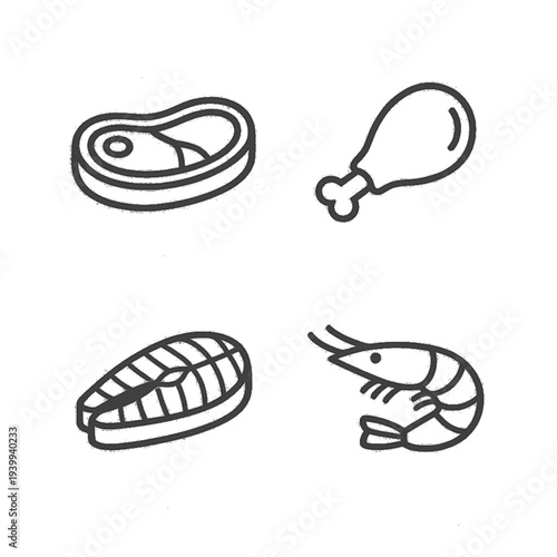 vector illustration of a fish