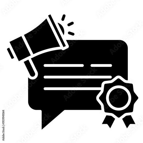  Brand Message Glyph Icon