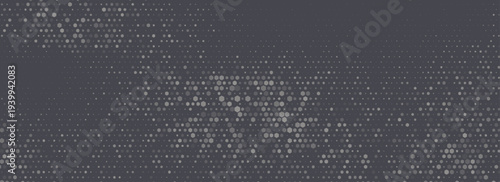 Halftone Hexagonal Pattern Vector Abstract Geometric Technology Background
