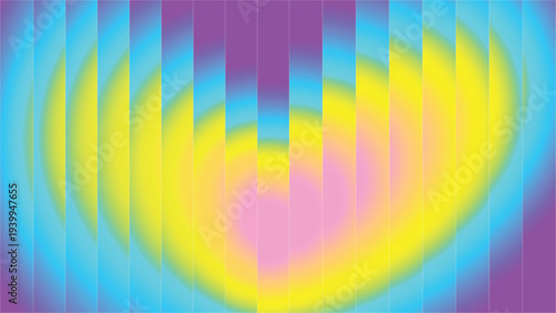 colorful gradient ribbed glass. Vector ribbed glass texture background. Mesh gradient. acrylic ribbed bath surface