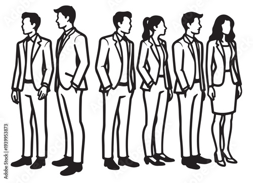  business people meeting suits professional formal group 