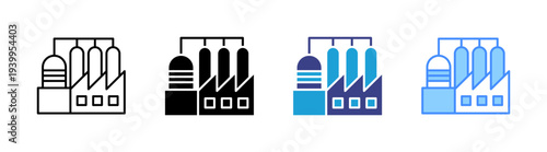 Refinery icon set multiple style collection