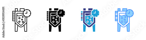 Fermentation icon set multiple style collection