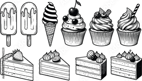 Black Silhouette Set of Personal Protective Equipment PPE Icons Featuring Hard Hat Safety Goggles Work Gloves Respirator Mask