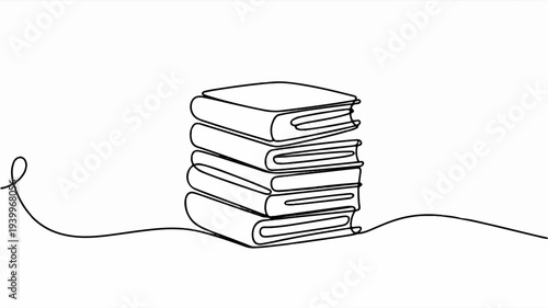 Stack of books with a thread tied around symbolizing knowledge and connection in education and learning
