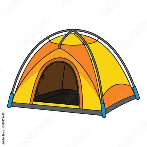 Camping Tent Illustration