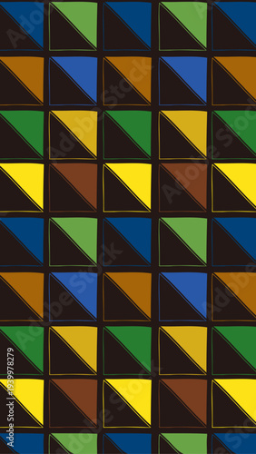 旗の背景イラスト