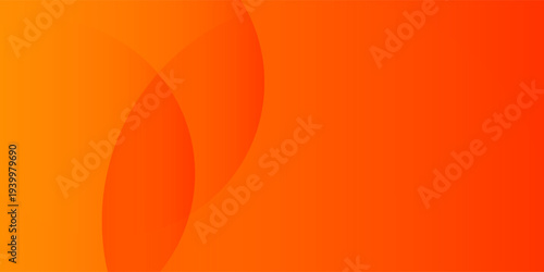 Abstract minimal background with orange color. Dynamic shapes composition. Eps10 vector