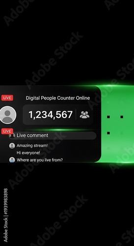 Live Stream Viewers Counter.