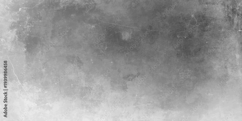 Fototapeta premium A dark vintage wallpaper featuring a rough black and white grunge wall texture with an aged gray concrete surface and dirty stone pattern for a textured art backdrop