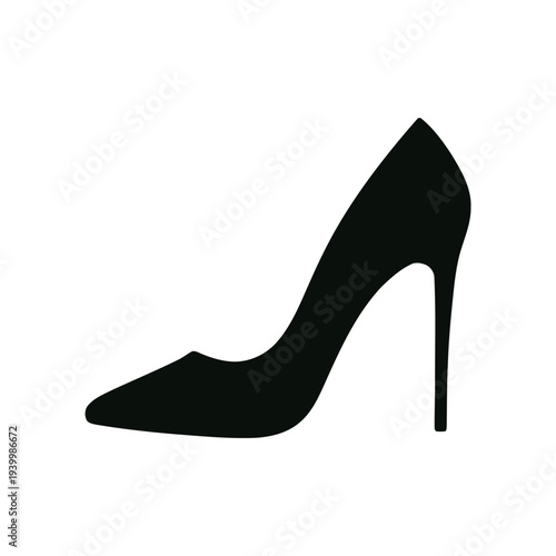 High-heeled shoe illustration, 1 (111).eps, showcasing fashion and elegance in a sleek design