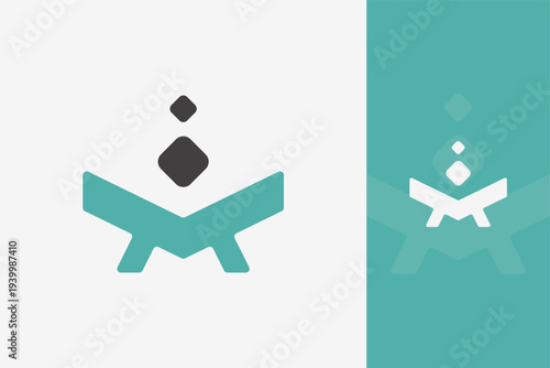 Premium Colorful Quran Logo Modern Islamic Religion Education Brand Vibrant Identity Vector Template