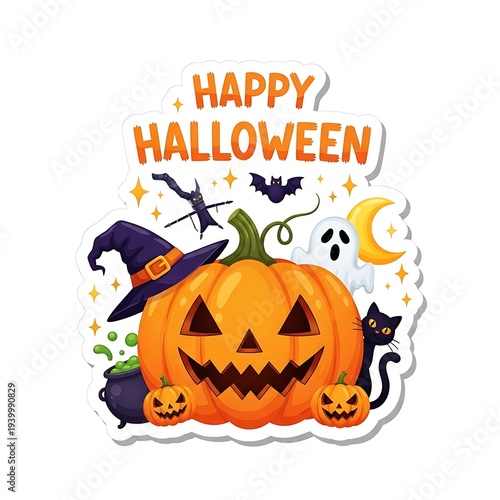 Halloween Holiday Icon.