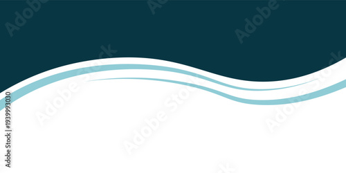 Abstract wave footers background illustration modern