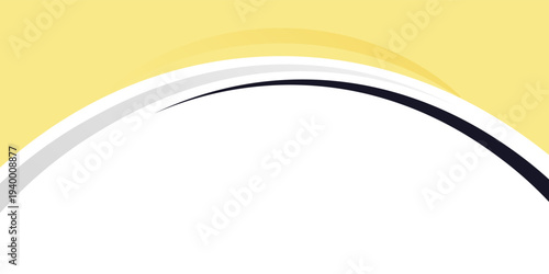 Yellow wavy modern abstract background vector eps10