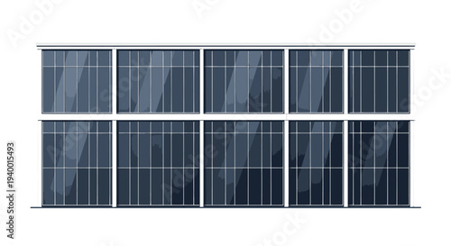 Solar Panel Array Renewable Energy System.