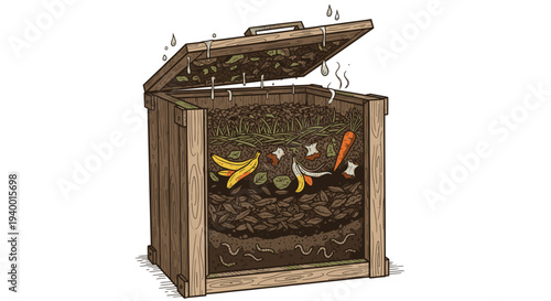 Treasure Chest with Gold Coins and Jewels.