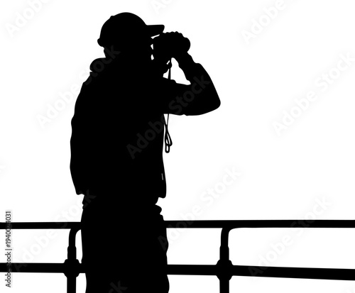 Photographer Taking Picture Silhouette