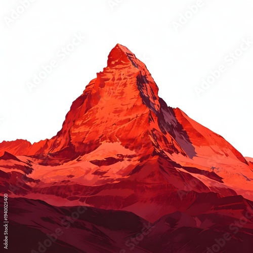 red mountain peak