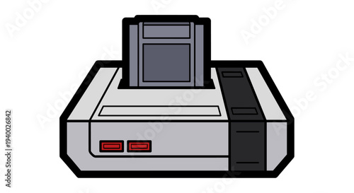 Retro Video Game Console with Controller