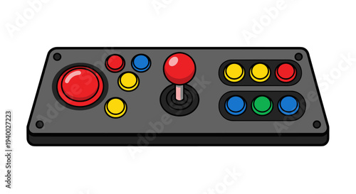 Arcade Game Controller with Joystick and Buttons (2)
