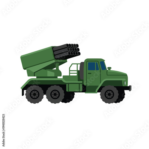 flat vector land war vehicles 6