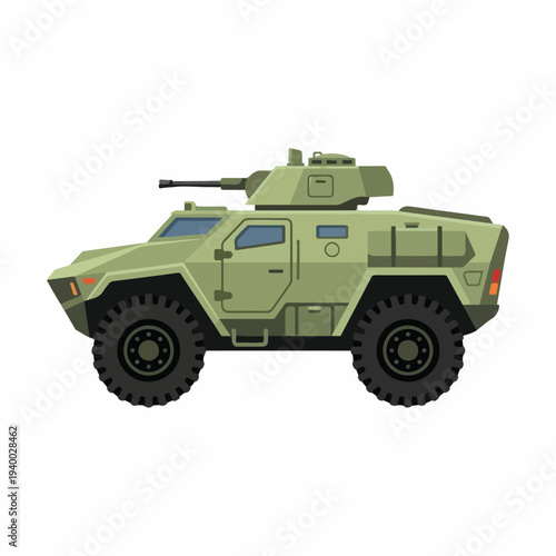 flat vector land war vehicles 5