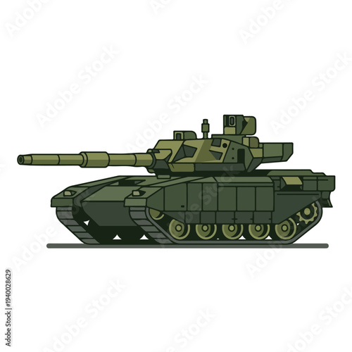 flat vector land war vehicles 2