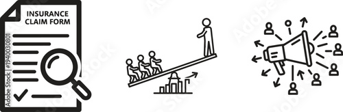 Data Analysis and Research Development Icons