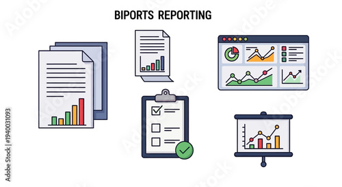 Business reports and data analysis documents.