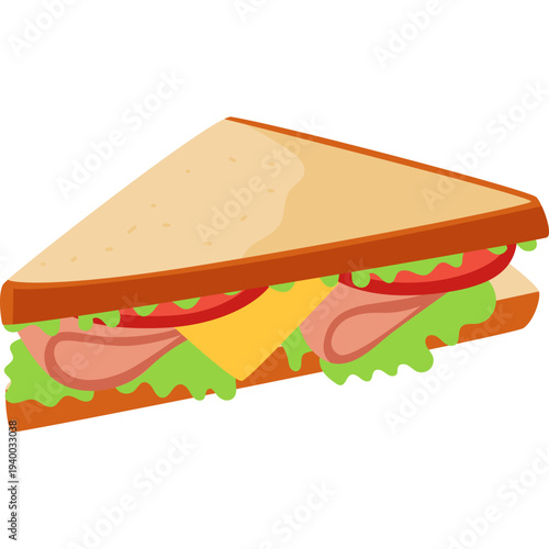 Sandwich Vector Illustration