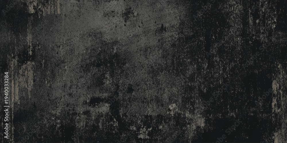 Obraz premium A darkly textured background showcasing a distressed mottled surface with varied shades of gray and black