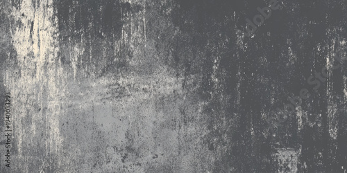 A grayscale abstract wall texture displaying a weathered mottled surface with varying shades of gray and white tones