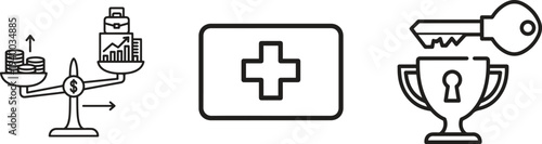 Medical Healthcare and Wellness Vector Icons