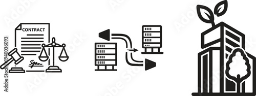 Professional Training and Career Growth Icons