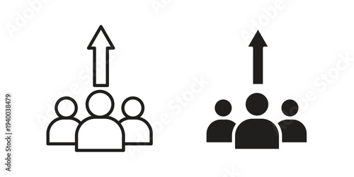 Personal development icon. set of web icons on white background