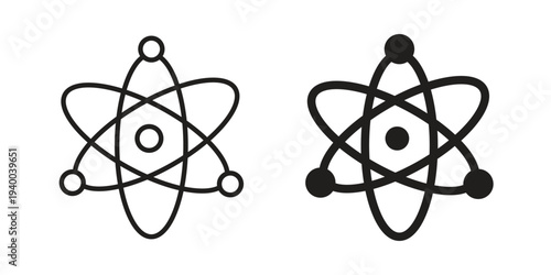 Science icon. set of web icons on white background